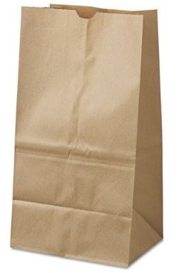 Duro Heavy Weight 25Lb Kraft Paper Shopping Bags 400/Bundle