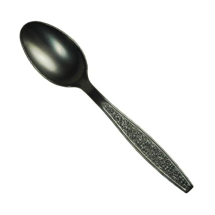 Heavy Weight Black Teaspoon (Polystyrene)