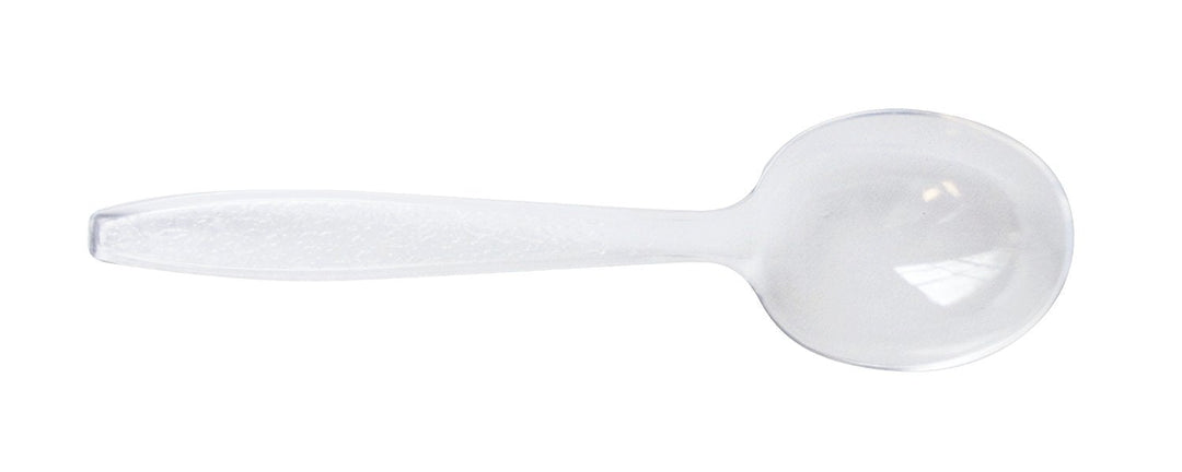 Heavy Weight Clear Soup Spoon (Polystyrene)