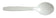 Heavy Weight White Soup Spoon (Polystyrene)