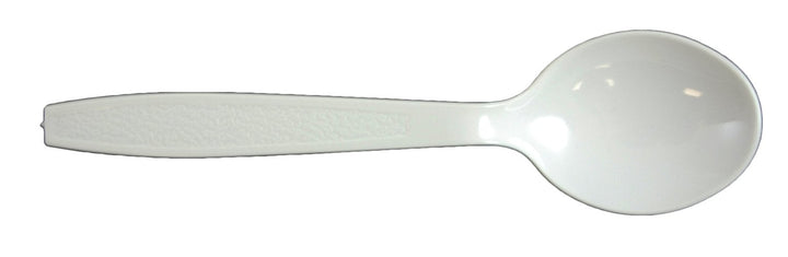 Heavy Weight White Soup Spoon (Polystyrene)