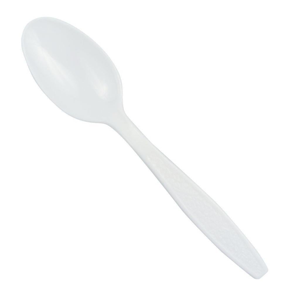 Heavy Weight White Teaspoon (Polystyrene)