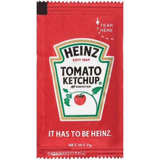Heinz Tomato Ketchup Packets 1000/Case