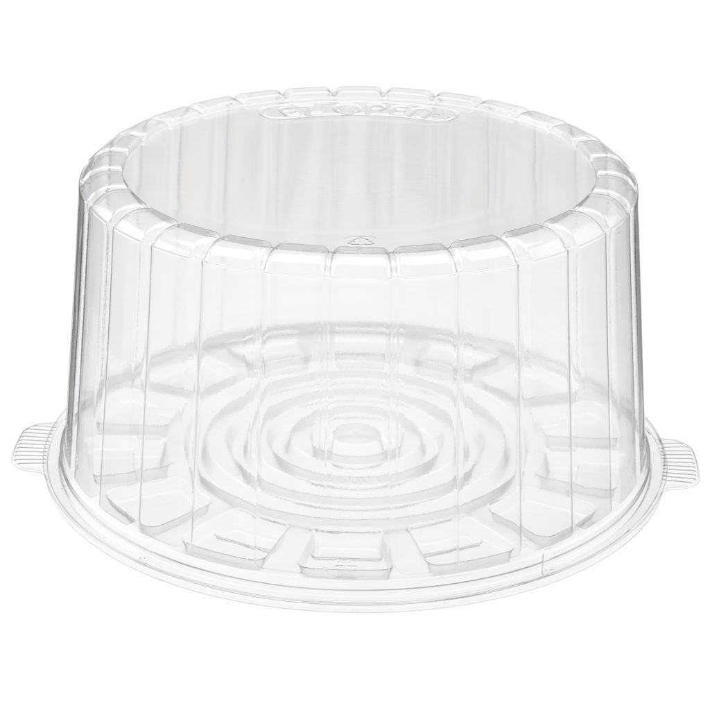 Inline Plastics 1009CL 9" Double Layer Cake Container