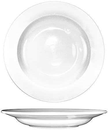 ITI DO-125 24 Oz Dover Pasta Bowl European White 12/Box
