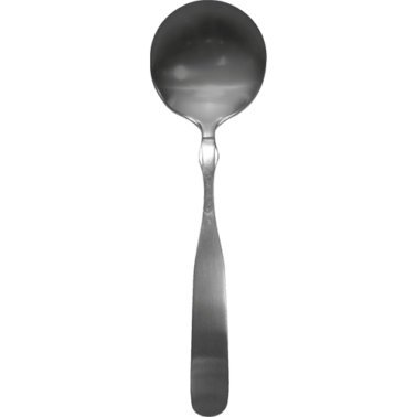 ITI HA-113 Hartford 18/0 Stainless Steel 6.125" Conrad Bouillon Spoon Dozen