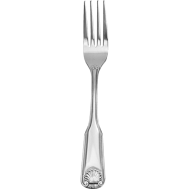ITI NA-221 Nautilus 7.5" 18/0 Stainless Steel Dinner Fork Dozen