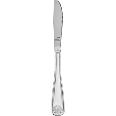 ITI NA-331 Nautilus 8.625" 18/0 Stainless Steel Dinner Knife Dozen