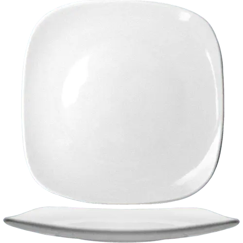 ITI QP-9 Quad 9.75" White Square Plate International Tableware