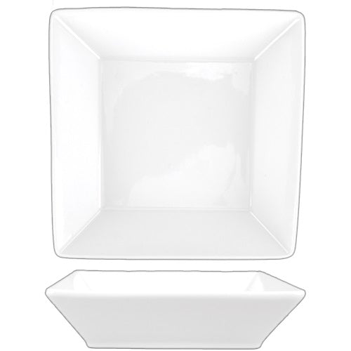 ITI SP-15 7 Oz Square Bowl Slope White