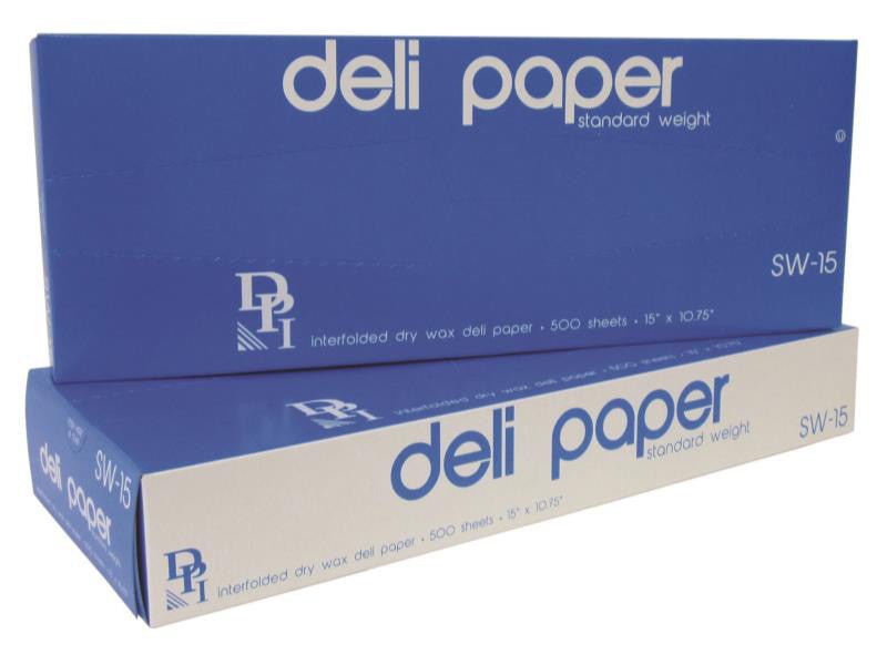 Jumbo Deli Dry Waxed Paper - 15" X 10-3/4" (SW-15)