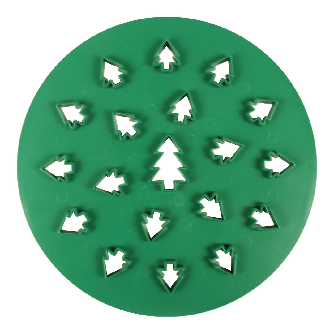 Kitchen Supply 2208 Evergreen Tree Pattern Pie Top Cutter