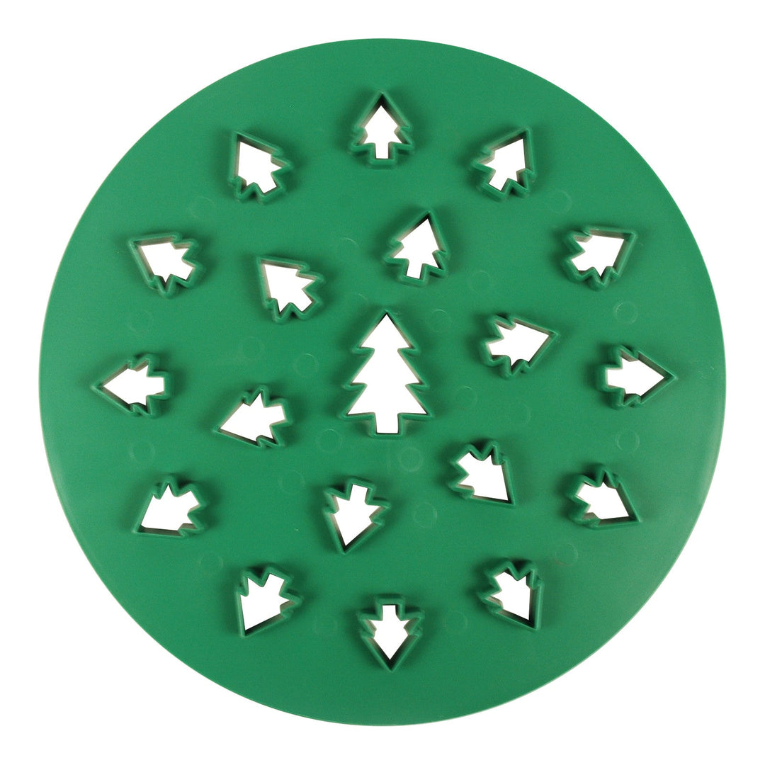 Kitchen Supply 2208 Evergreen Tree Pattern Pie Top Cutter