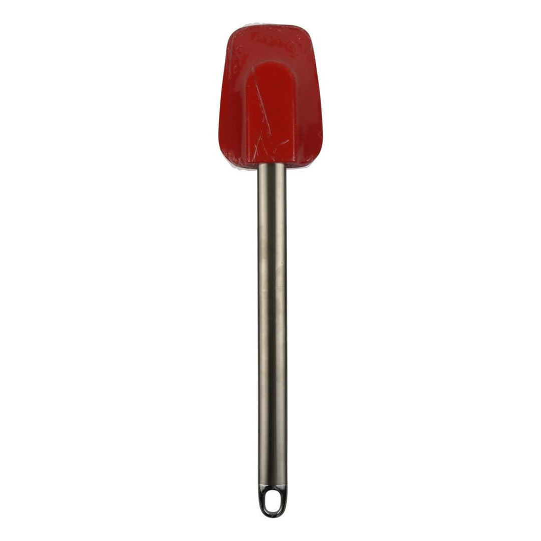 Kitchen Supply 3242 11" Red Silicone Spoon Spatula Stainless Steel Handle