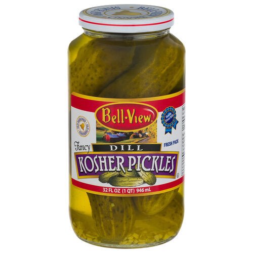 Bell-View Kosher Pickles Quart