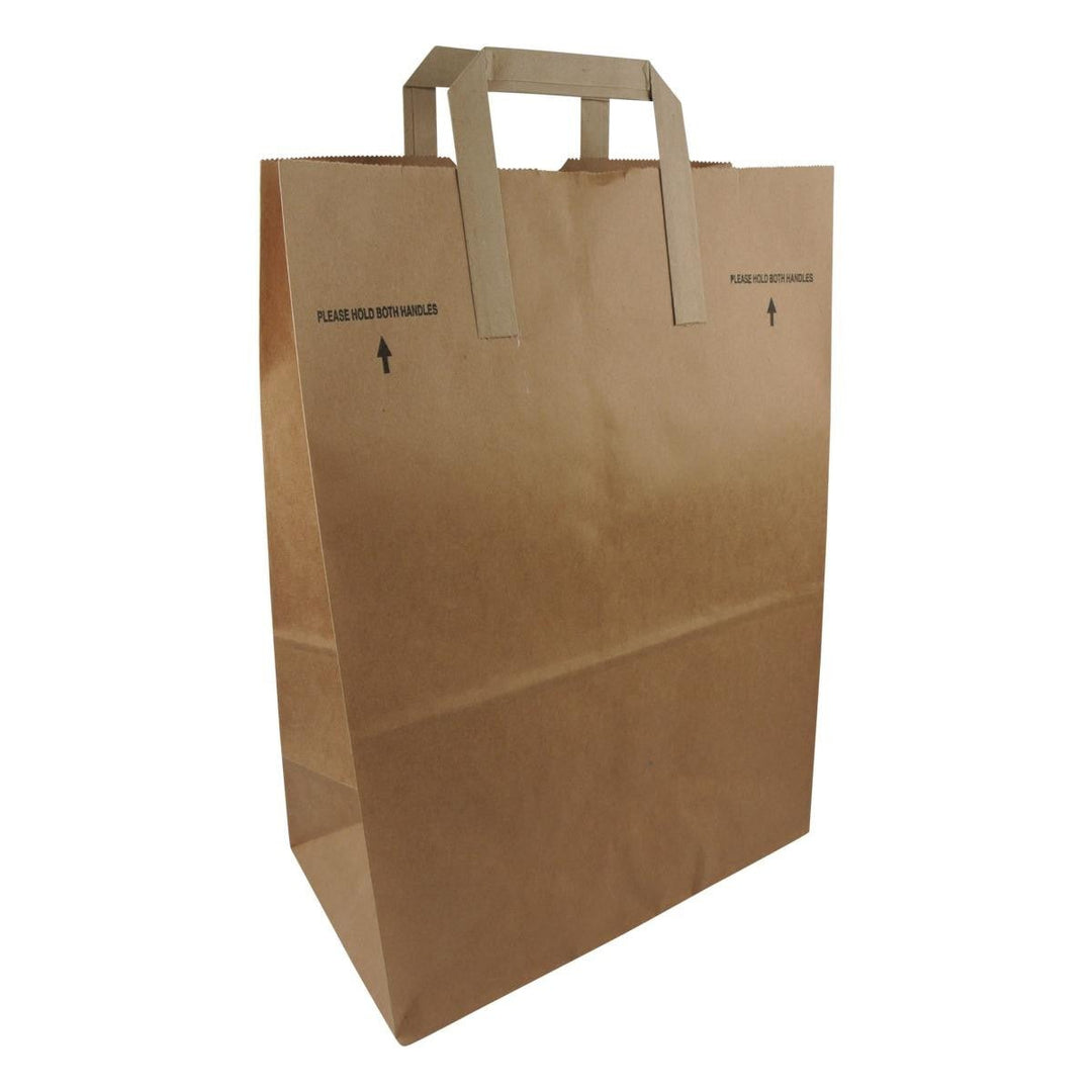 Kraft 1/6 BBL EZ Karry Brown Paper Bags 300/Bundle