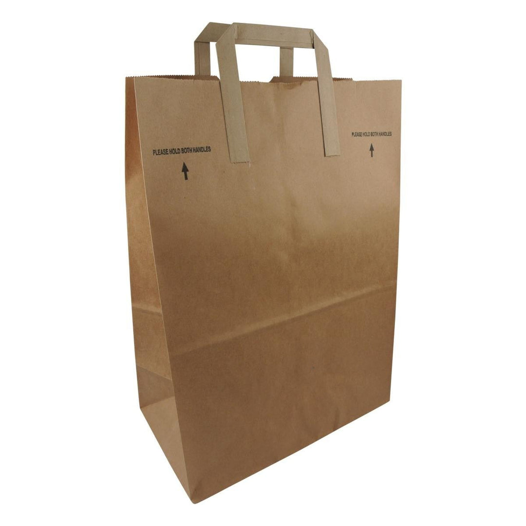Duro Kraft 1/6 BBL EZ Karry Brown Paper Bags 300/Bundle