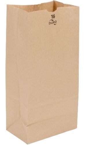 Duro Kraft 16Lb Paper Bags 500/Bundle