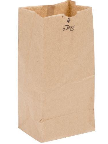 Duro Kraft 4Lb Paper Bags 500/Bundle