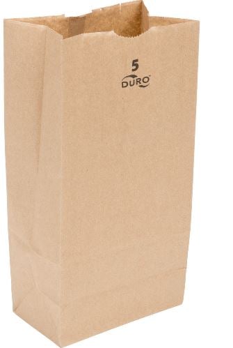 Duro Kraft 5Lb Paper Bags 500/Bundle