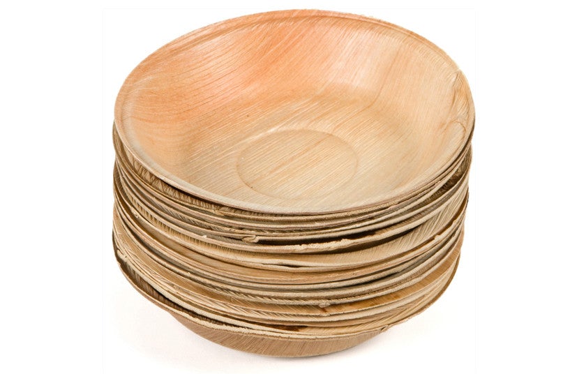 Leafware LW7B 7" Round Palm Leaf Bowl