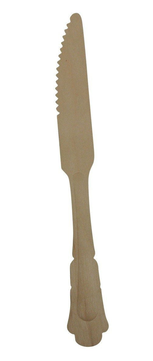 Leafware LWCK2 7" Natural Birchwood Knives