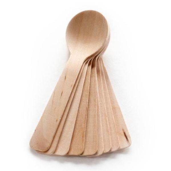 Leafware LWTS Demi Tasting Spoons Compostable