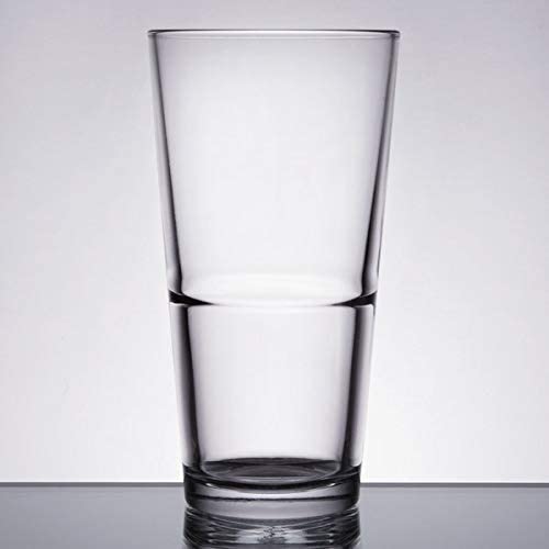 Libbey 15792 22 oz Tempered Rim Stackable Mixing Glass 24/CS