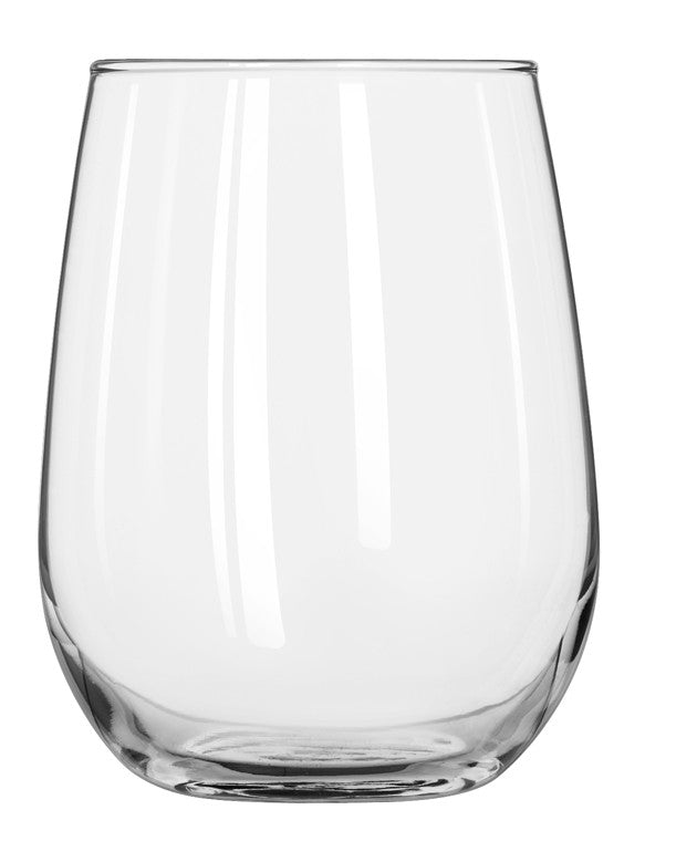 Libbey 221 17 oz Stemless White Wine Glass 12/Case