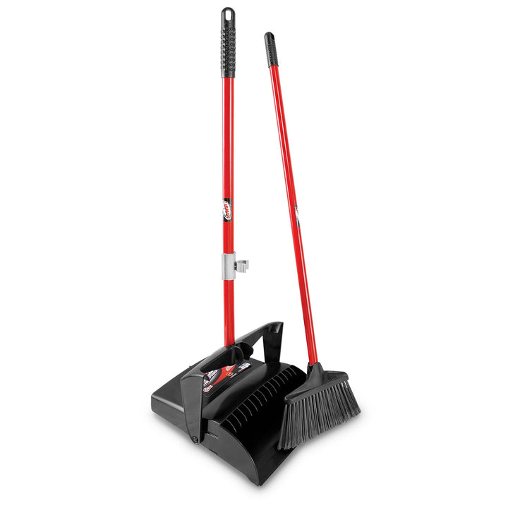 Libman 919 Open-Lid Dust Pan With Lobby Broom