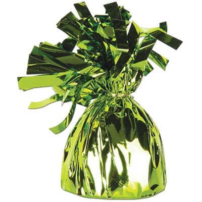 Beistle Light Green Metallic Wrapped Balloon Weight (50804)