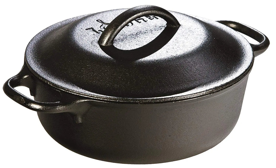 Lodge L2SP3 Logic 2 Qt 2-Handle Pot With Cover