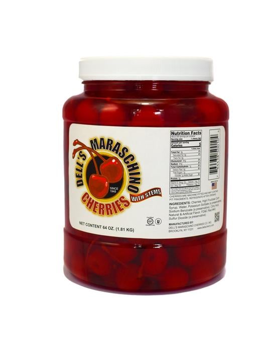 Maraschino Cherries with Stem Half Gallon