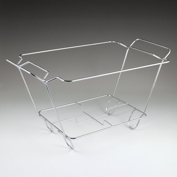 Half Size Wire Chafing Rack - Chrome