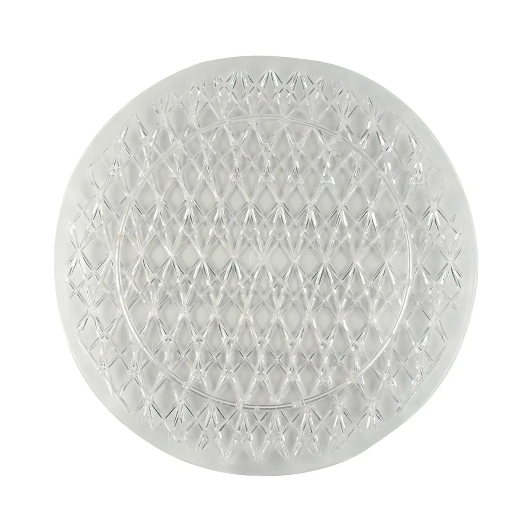 Maryland Plastics I1600 Crystal Cut 16" Round Tray
