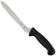 Mercer M22418GR 8" Milennia Black Handle Offset Wavy Edge Bread Knife
