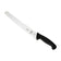 Mercer M23210 10" Millennia Black Handle Wide Wavy Bread Knife