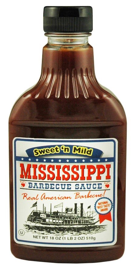 Mississippi 18 Oz Sweet & Mild BBQ Sauce