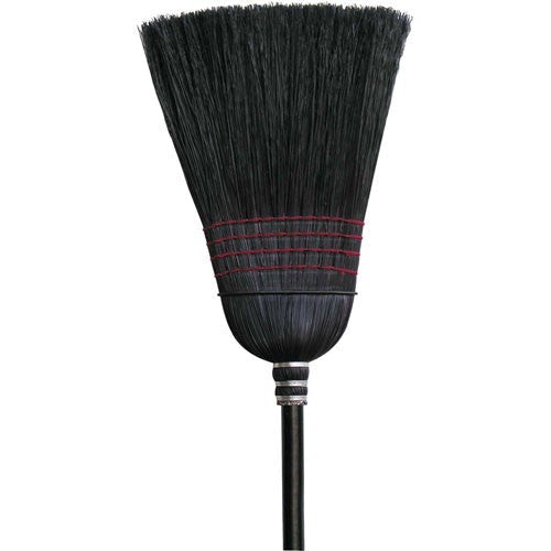 O-Cedar 6118-6 100% Corn Warehouse Broom-Black