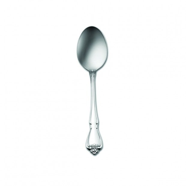 Oneida 2552SPLF Arbor Rose Oval Bowl Spoon/Dessert 1 Dozen