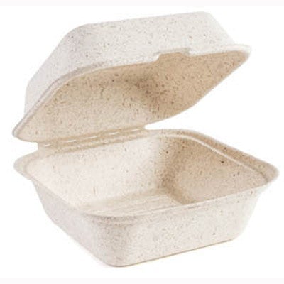 Greenwave OV-B066 6X6 Ovation Compostable Carry Out Container