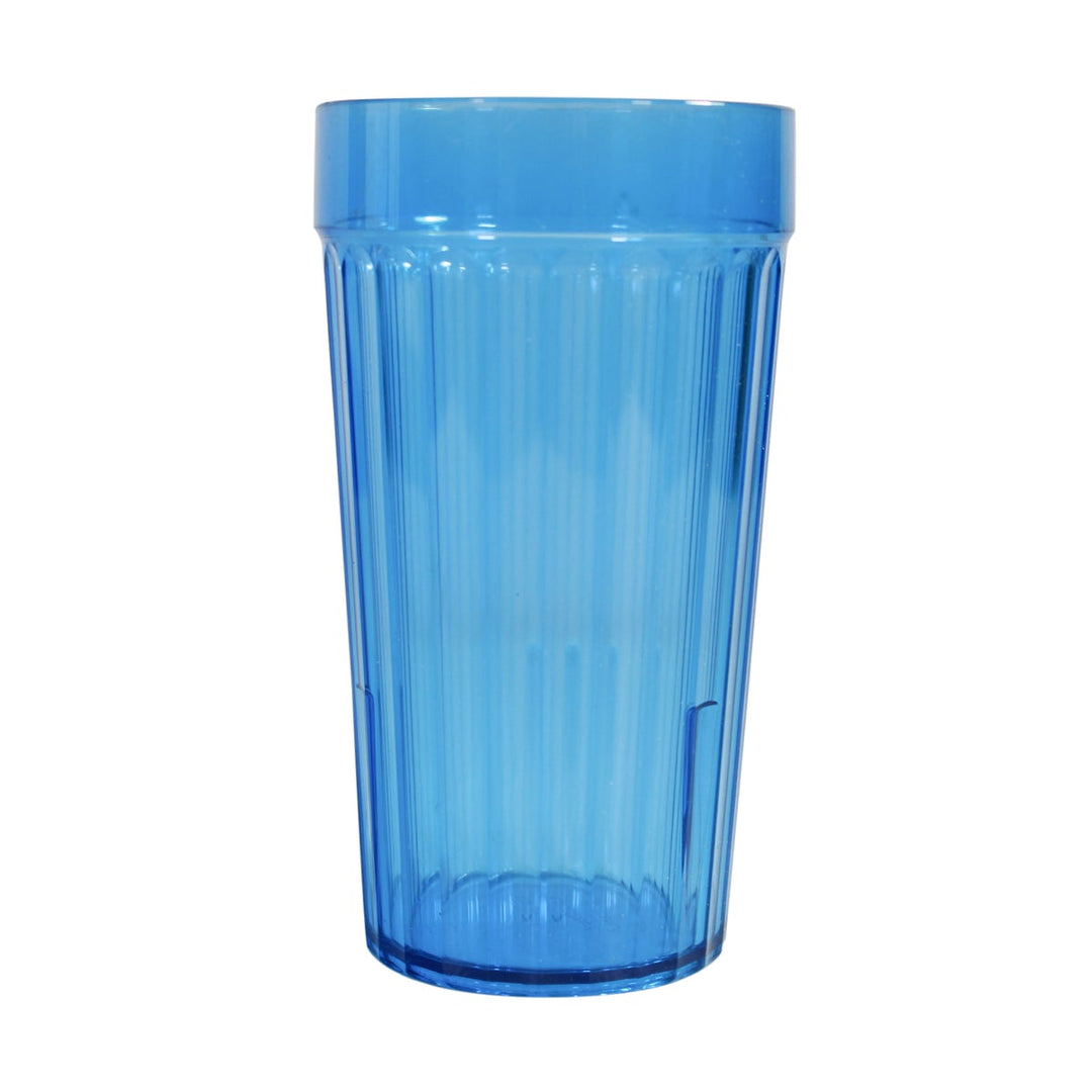 Parade Plastics Blue 12 oz Fluted Tumbler