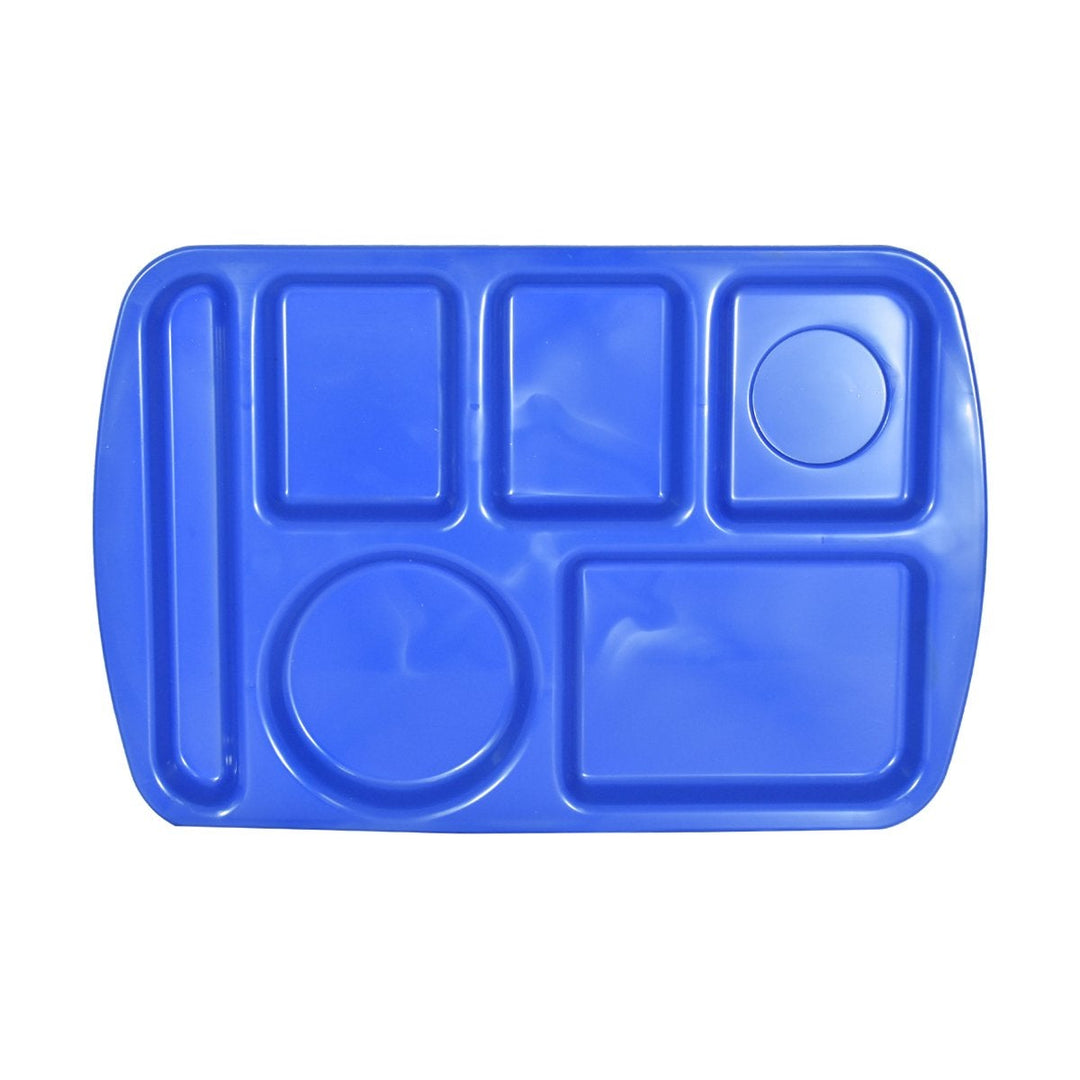 Parade Plastics Blue Compartment Tray (PP) 10" x 15"