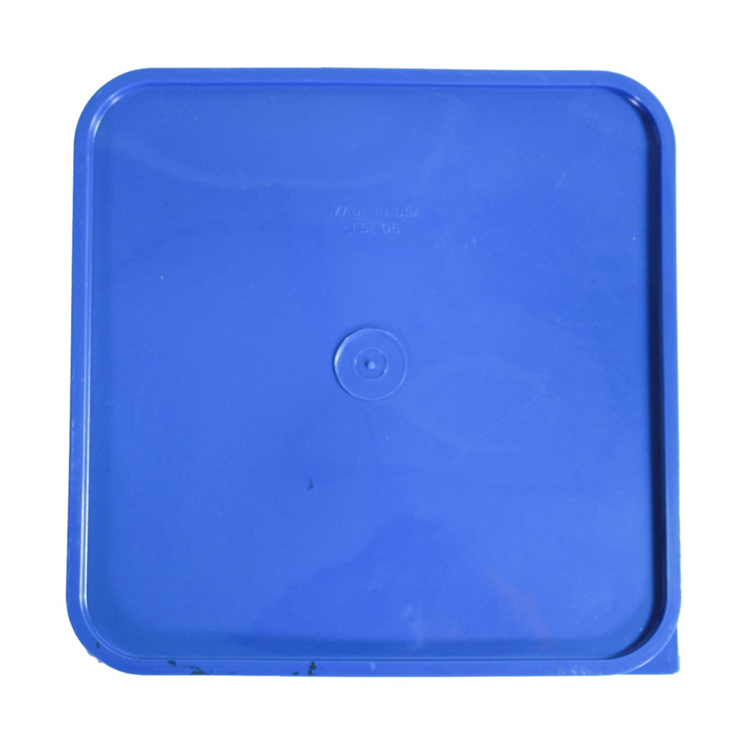 Parade Plastics Blue Square Lid for 6 and 8 Quart Storage Container