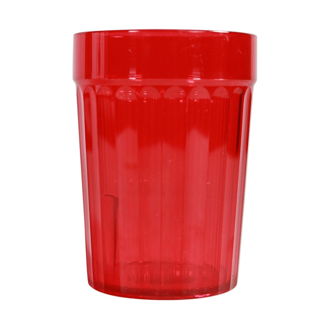 Parade Plastics Red 5 oz Fluted Tumbler