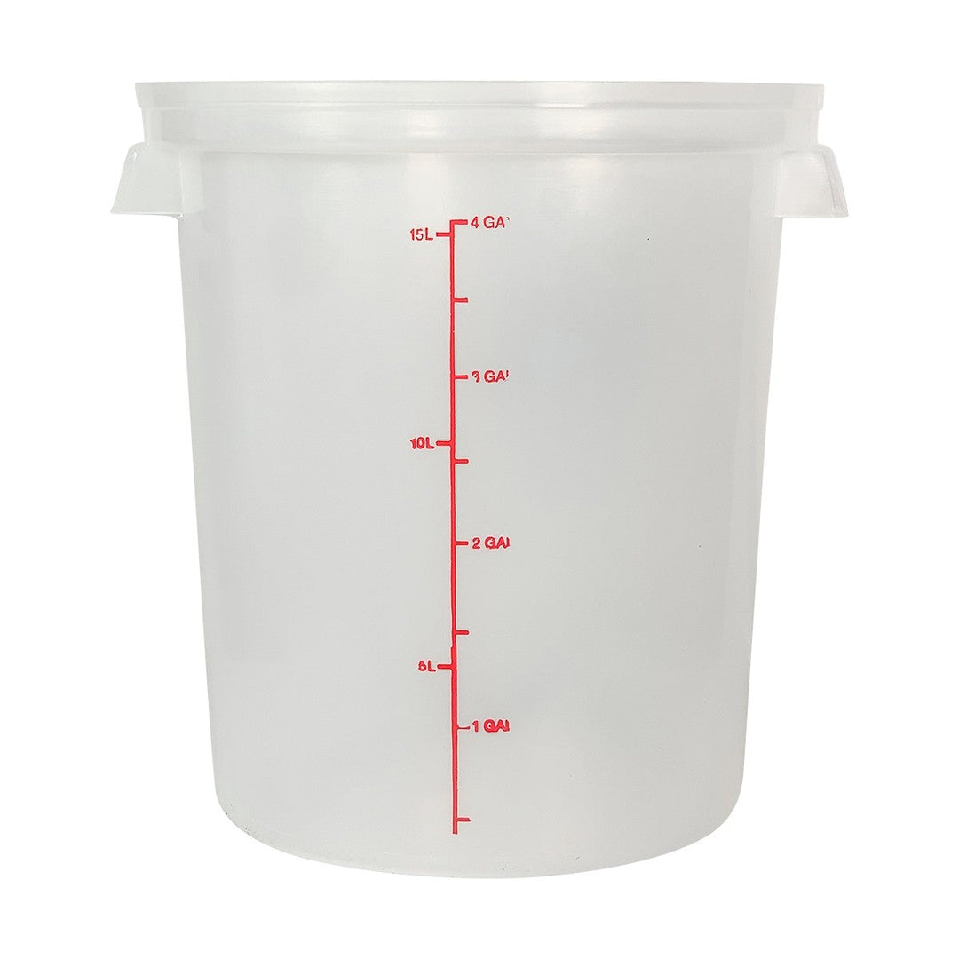 Parade Plastics Round 32 Quart Translucent Storage Container