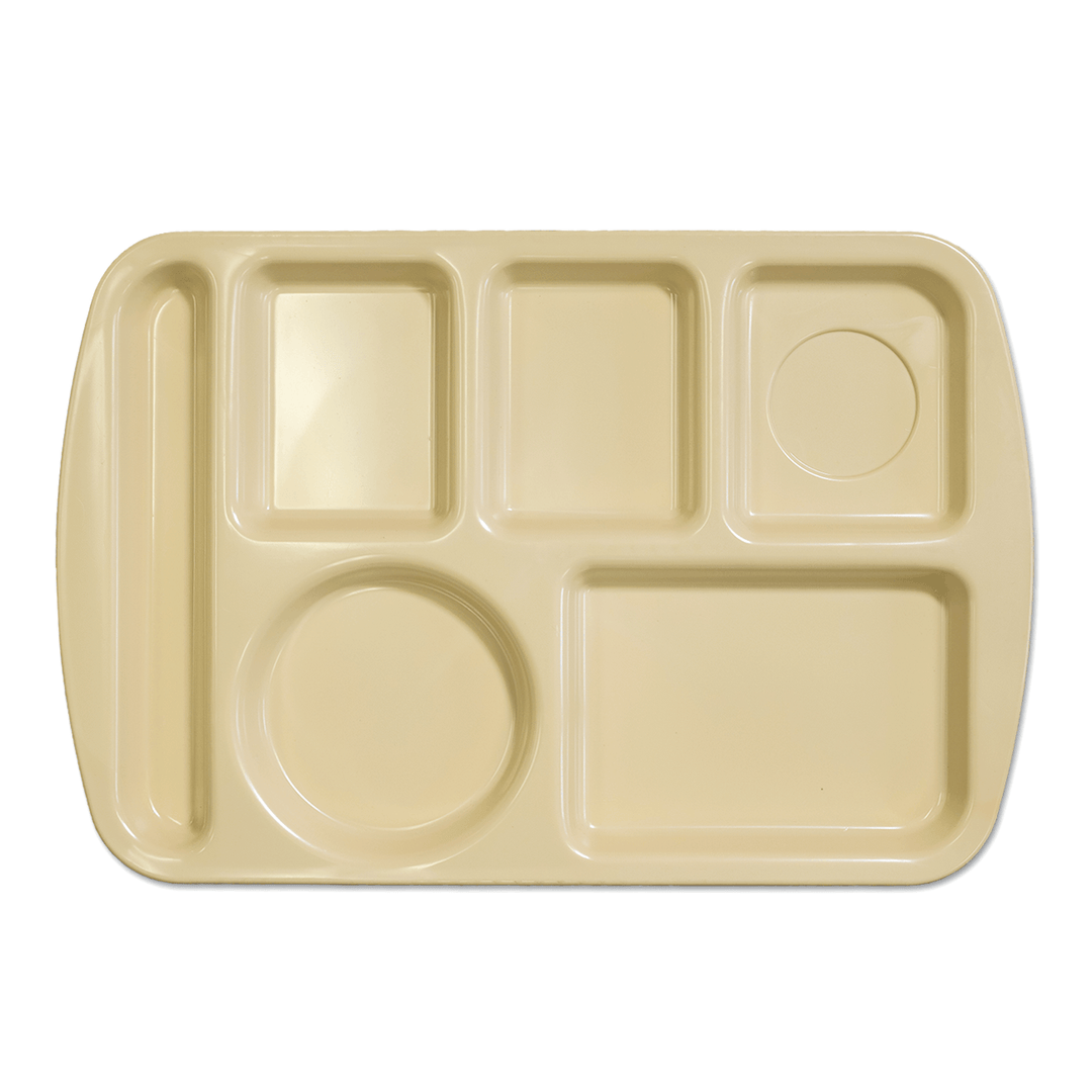 Parade Plastics Sahara Sand Compartment Tray 10" x 15"