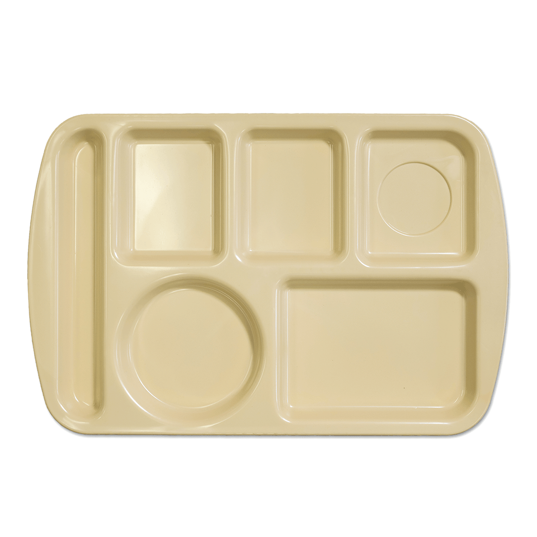 Parade Plastics Sahara Sand Compartment Tray 10" x 15"