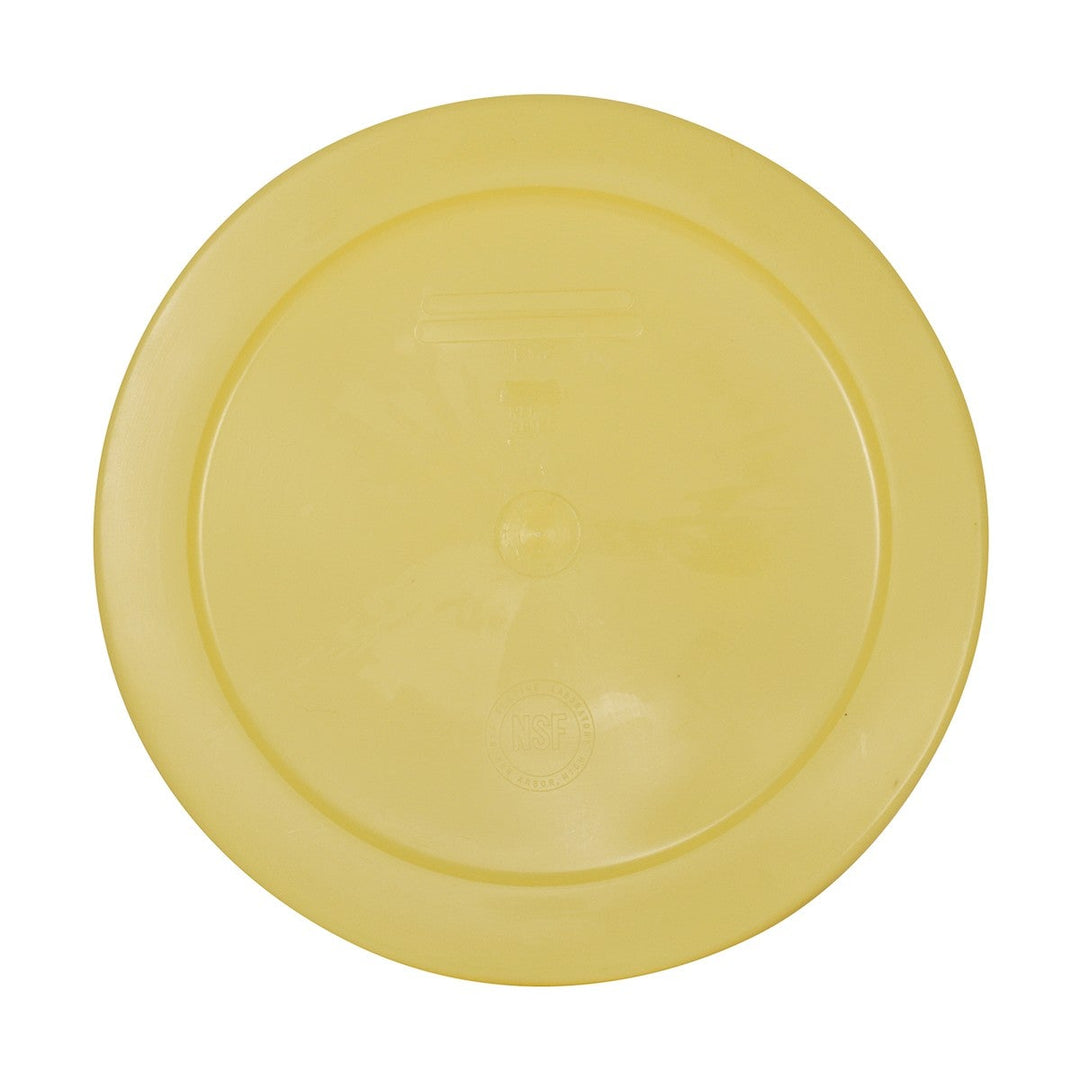 Parade Plastics Yellow Round Lid for 12 Quart Storage Container