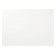 Paterson PG01011 10" X 14" White Straight Edge Placemats